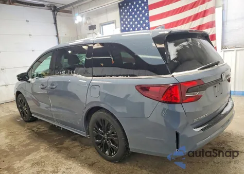 2025 Honda Odyssey Sport-L из США, поврежденный, VIN 5FNRL6H75SB051338